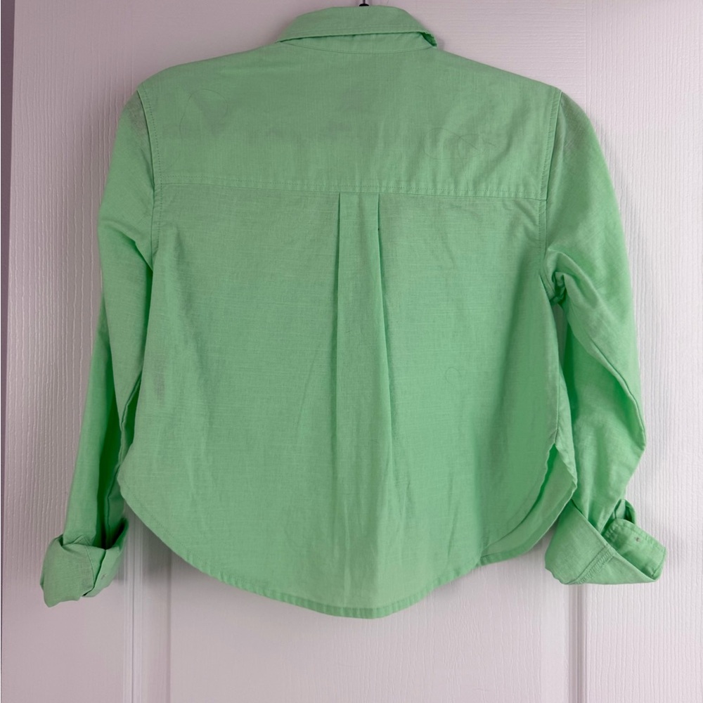 Universal Thread Light Green Casual Button Down S… - image 2